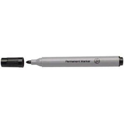 Whitebox Wx26045a Permanent Marker with Bullet Tip - Black