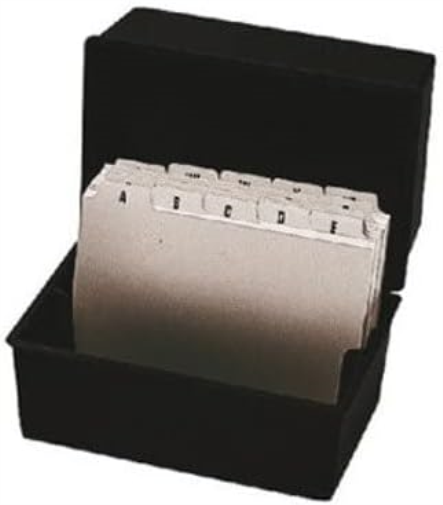 Q-Connect Card Index Box 127 x 76mm