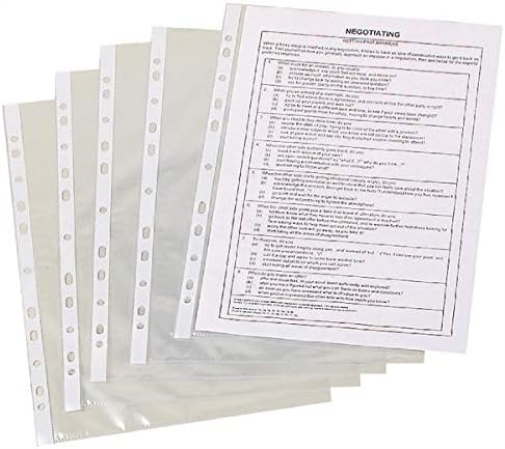 Q-Connect Punched Pocket A4 50 micron
