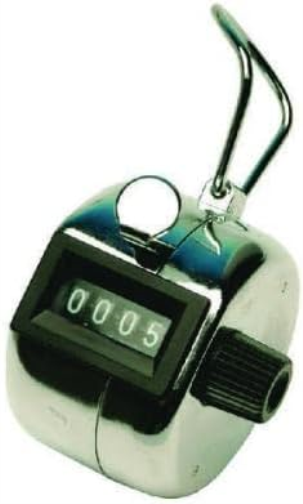 Q Connect Tally Counter - Chrome
