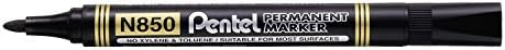 Pentel N850 Permanent Marker Tub of 12, Black Black Tub of 12