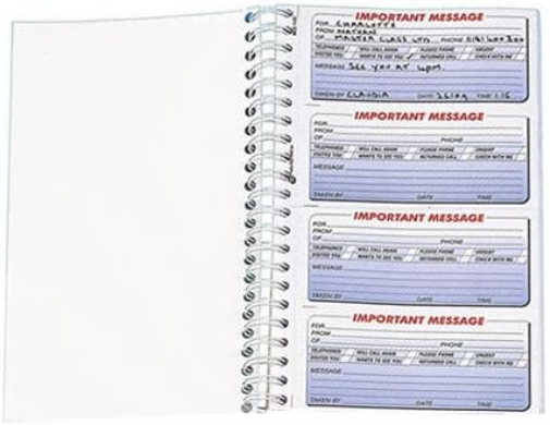 Q-Connect Duplicate Telephone Message Book 400 Messages