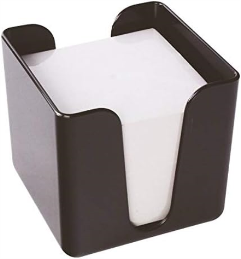 Q-Connect Memo Box Black (W 102 x D 102 x H 95 mm) KF21676