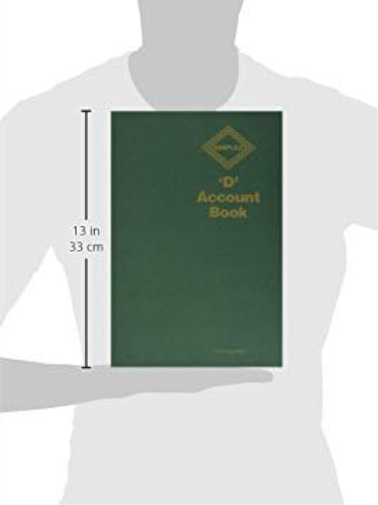 Simplex Account Book A4 56 Pages 28 Sheets - Color: Green