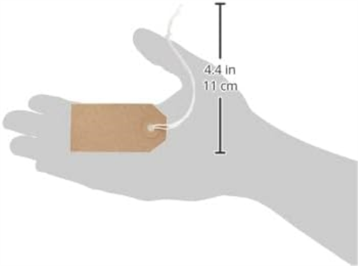 Merit Unstrung Tag 70x35mm Buff - Ref FC8021 (Pack 1000