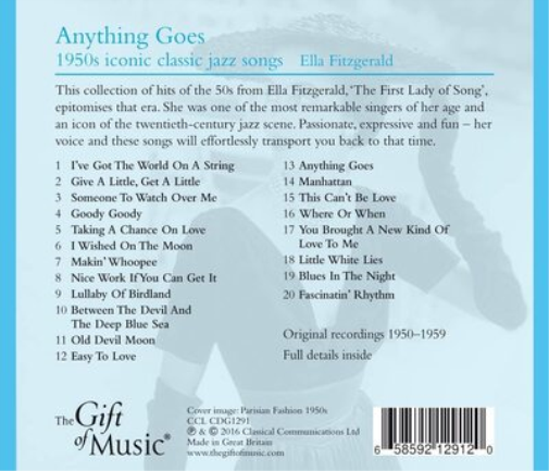 Anything Goes: 1950s Iconic Classic Jazz Songs
