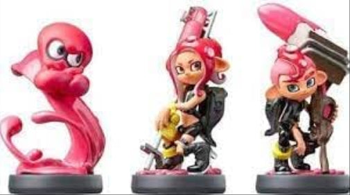 Octoling Triple Pack (Octoling Boy + Octopus + Girl) amiibo (Splatoon Collection) (Nintendo Switch