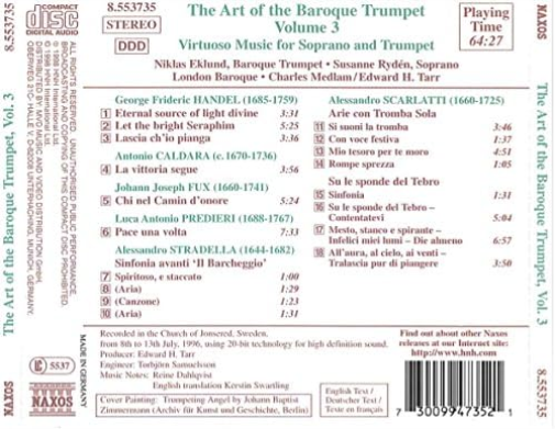 Art of the Baroque Trumpet Vol. 3, The (Medlam)