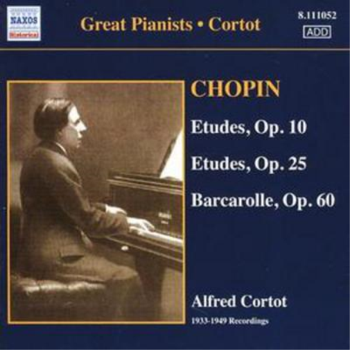 Etudes Op. 10 and 25, Barcarolle Op. 60 (Cortot)