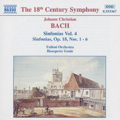 J.C. Bach: Sinfonias Op.18, Nos. 1-6