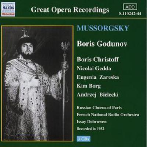 Boris Godunov (Dobrowen, Christoff, Gedda, Zareska, Borg)