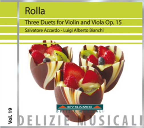 Rolla: Three Duets for Violin and Viola, Op. 15 - Volume 19