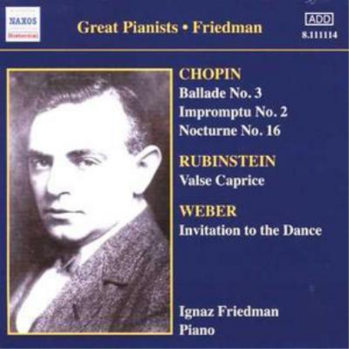Ballade No. 3/valse Caprice/invitation to The (Friedman)