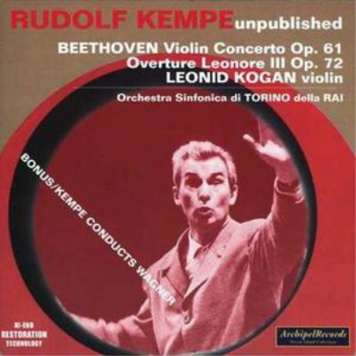 Violin Concerto, Overture Leonore Iii (Kempe, Rai Turin So)