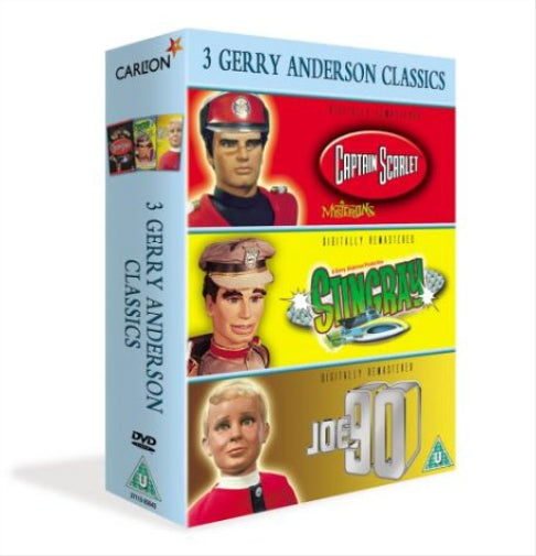 3 Gerry Anderson Classics - Supermarionation - Joe 90 / Captain Scarlet / Stingray