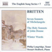 Seven Sonnets of Michelangelo, Winter Words (Bedford)