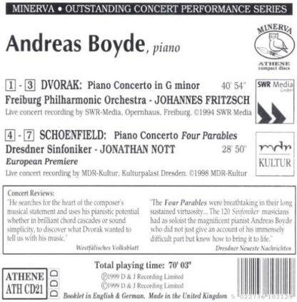 Piano Works (Andreas Boyde)