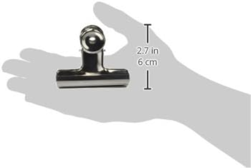 Whitecroft Essentials Value 76mm Nickel Plated Spring Clip (Pack of 10