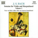 Six Sonatas for Violin and Harpsichord Vol. 1