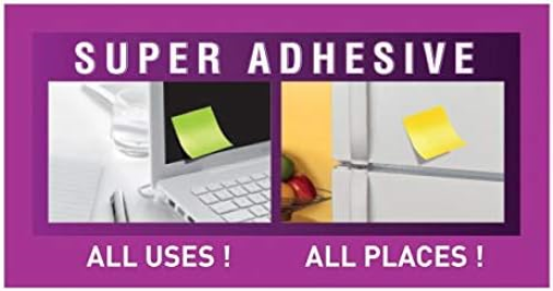 Post-it Super Sticky Notes - Ultra Yellow - 6 Pads Per Pack - 75 Sheets Per Pad