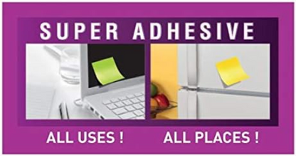 Post-it Super Sticky Notes - Ultra Yellow - 6 Pads Per Pack - 75 Sheets Per Pad