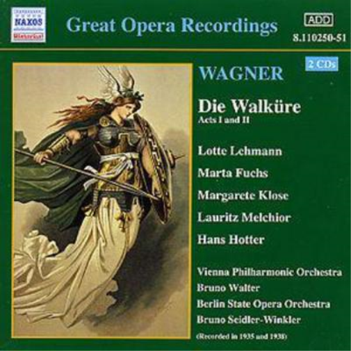 Die Walkure Acts I and Ii (Walter, Vienna Po)