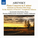 Arensky: Piano Concerto in F Minor