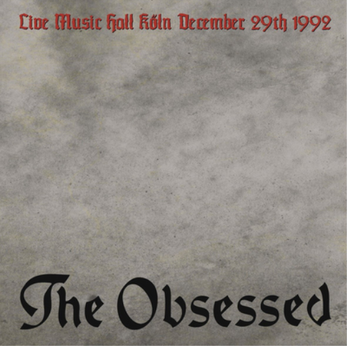 Live Music Hall Koln December 29th 1992