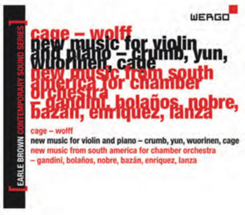 Cage/Wolff: New Music for Violin and Piano/...