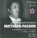 Johann Sebastian Bach: Matthaus-Passion