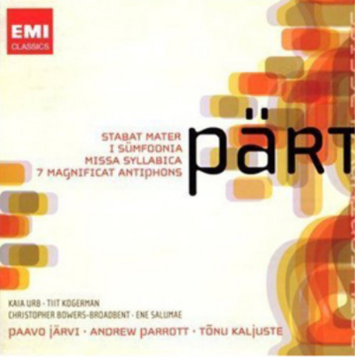 Part: Stabat Mater/I Sumfoonia/Missa Syllabica/...