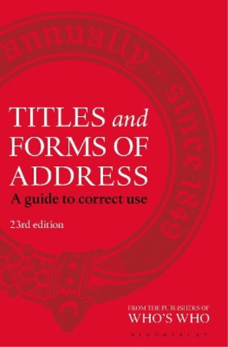 Titles and Forms of Address