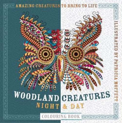 Woodland Creatures Night & Day Colouring Book