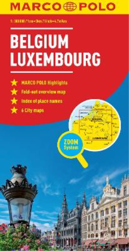 Belgium and Luxembourg Marco Polo Map