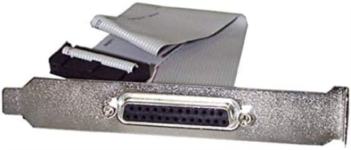 StarTech.com 16in DB25 Parallel Female to IDC 26 Pin Header Slot Plate (PLATE25F16