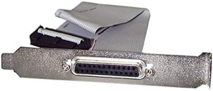 StarTech.com 16in DB25 Parallel Female to IDC 26 Pin Header Slot Plate (PLATE25F16