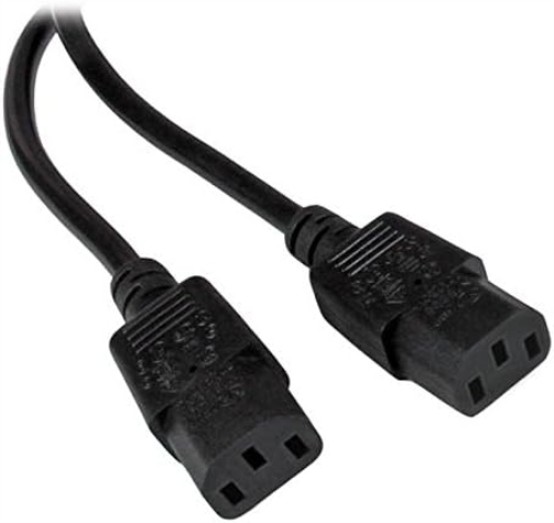 StarTech.com 6ft (2m) UK Computer Power Cable Y Splitter, 18AWG, BS 1363 to 2x C13, 10A 250V, AC Power Cord, Kettle Lead / Dual UK Power Cord, PC Power Supply Cable, TV/Monitor Power Cable (PXT101YUK