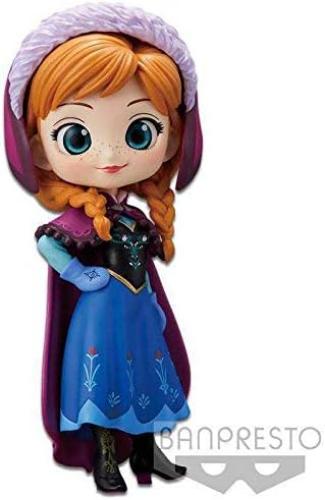 Disney- Figurine Q Posket- Anna- Manteau hiver- 14cm (Nintendo Switch)
