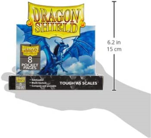 Arcane Tinmen ApS ART10303 Dragon Shield: 8-Pocket Pages (50) -Sideloaded Clear
