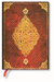 Golden Trefoil Midi Lined Hardcover Journal (Elastic Band Closure)