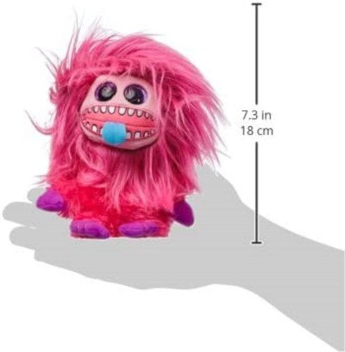 Carletto Ty 37139 ZeeZee Frizzy with Glitter Eyes - 15 cm Soft Toy in Pink
