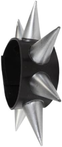 Bristol Novelty BA436 Spike Bracelet, Unisex-Adult, Silver, One Size