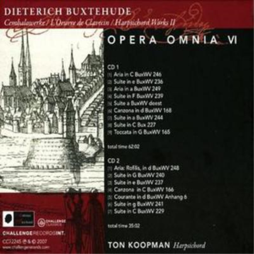 Opera Omnia Vi - Harpsichord Works 2 (Koopman)