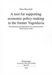 A Tool for Supporting Economic Policy-Making in the Former Yugoslavia