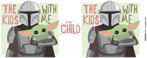 Star Wars Taza de desayuno The Mandalorian The Kids With Me