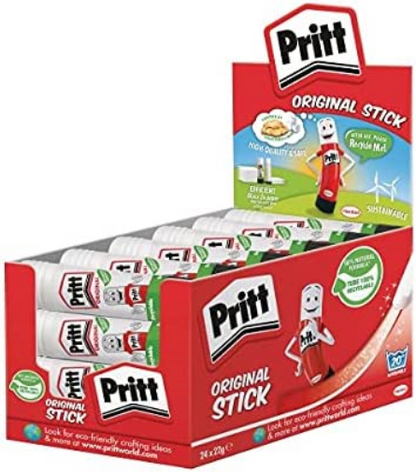 Pritt 1406935 - Stick Adhesive Medium 22gm Pk24