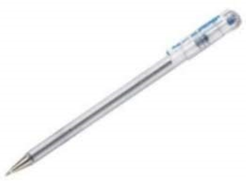Pentel Superb Ballpoint Pen Ball Point Pens 0.7mm Nib Tip 0.25mm Line Width Fine Line Refillable Ink BK77 - Blue Ink (3
