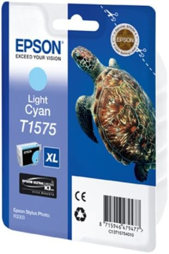 Epson C13T15754010 T1575, Print Cartridge, 1 x Light Cyan, Genuine