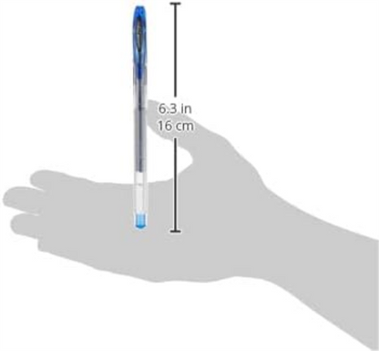 Uni-ball 322986 SigNo UM120 Gel Rollerball Pen 0.7mm Tip 0.5mm Line Blue Ref 9001181