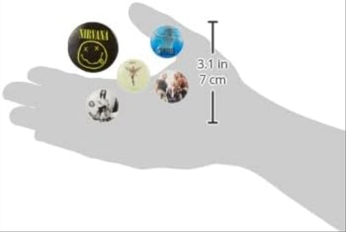 Branpresto 608914 - NIRVANA - Pin's/Badge - Icone (PlayStation 4),multicolor,10 x 12.5cm,(BP80620